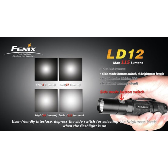 Fenix LD12 Flashlight (115 Lumens) Buy Fenix LD12 R5 in